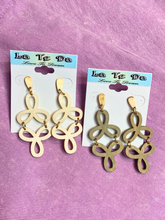 Load image into Gallery viewer, Swirl Wood Earrings - 2 Colors!

