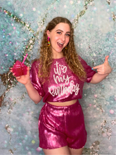 Load image into Gallery viewer, Sequin Birthday Crop Top - 2 Colors!
