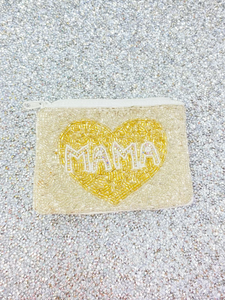 Beaded Mama Coin Pouch - 2 Colors!