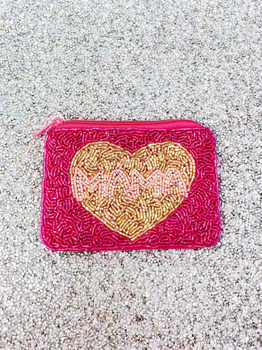 Beaded Mama Coin Pouch - 2 Colors!