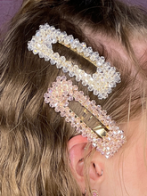 Load image into Gallery viewer, Beaded Hairclip Set/2
