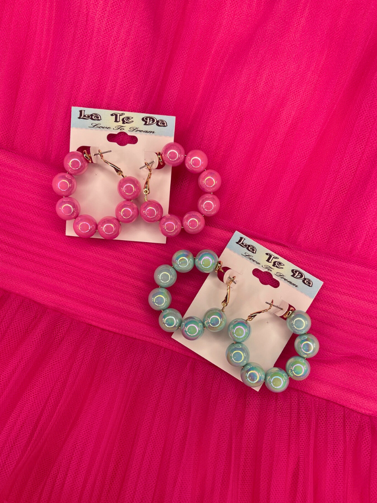 Bubble Hoops - 2 Colors!