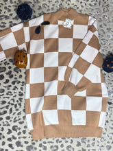 Load image into Gallery viewer, Checker Sweater Dress

