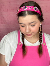 Load image into Gallery viewer, Bling Hot-Pink Headband
