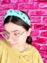 Load image into Gallery viewer, Mint Bling Headband
