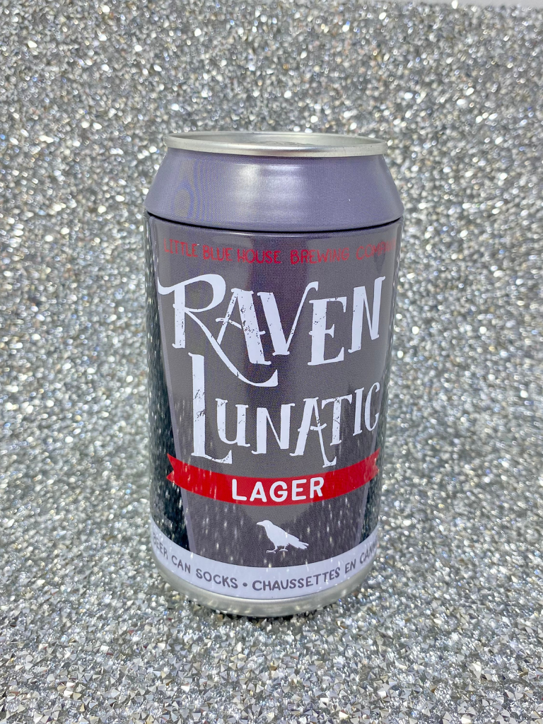 Raven Lunatic Beer Can Socks