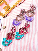 Load image into Gallery viewer, Ring Pop Beaded Earrings - 2 Colors!
