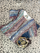 Load image into Gallery viewer, Sequin Stripe Top
