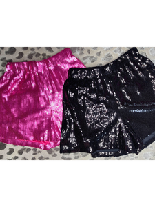 Sequin Shorts - 2 Colors!