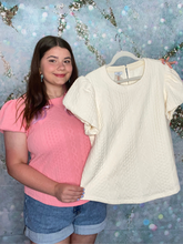 Load image into Gallery viewer, Textured Knit Top - 3 Colors!
