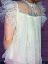 Load image into Gallery viewer, Tulle Dot Top
