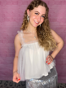 Tulle Tank - 2 Colors!